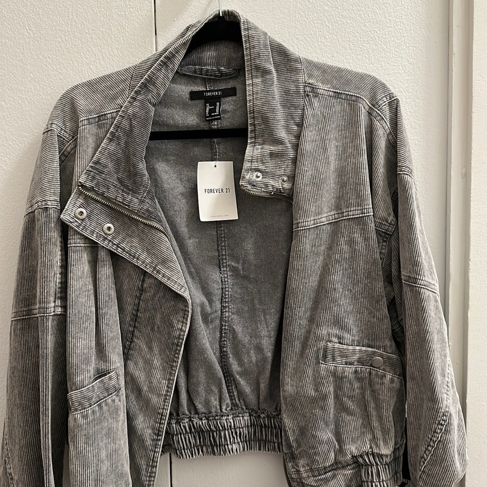 Forever21 Corduroy Bomber Jacket